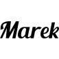 Preview: Marek - Schriftzug aus Buchenholz