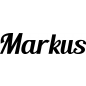 Preview: Markus - Schriftzug aus Buchenholz