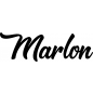 Preview: Marlon - Schriftzug aus Buchenholz