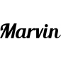 Preview: Marvin - Schriftzug aus Buchenholz