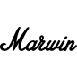 Preview: Marwin - Schriftzug aus Buchenholz
