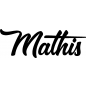 Preview: Mathis - Schriftzug aus Buchenholz