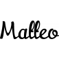 Preview: Matteo - Schriftzug aus Buchenholz