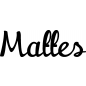Preview: Mattes - Schriftzug aus Buchenholz
