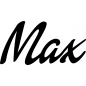 Preview: Max - Schriftzug aus Buchenholz