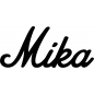 Preview: Mika - Schriftzug aus Buchenholz