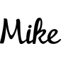 Preview: Mike - Schriftzug aus Buchenholz