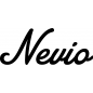 Preview: Nevio - Schriftzug aus Buchenholz