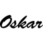 Mobile Preview: Oskar - Schriftzug aus Buchenholz