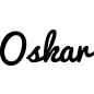 Mobile Preview: Oskar - Schriftzug aus Buchenholz