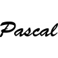 Preview: Pascal - Schriftzug aus Buchenholz