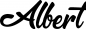 Mobile Preview: Albert - Schriftzug aus Eichenholz