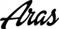 Preview: Aras - Schriftzug aus Eichenholz