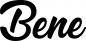 Preview: Bene - Schriftzug aus Eichenholz
