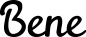 Preview: Bene - Schriftzug aus Eichenholz