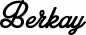 Preview: Berkay - Schriftzug aus Eichenholz