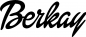 Preview: Berkay - Schriftzug aus Eichenholz