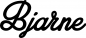 Preview: Bjarne - Schriftzug aus Eichenholz