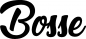 Preview: Bosse - Schriftzug aus Eichenholz