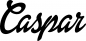 Preview: Caspar - Schriftzug aus Eichenholz
