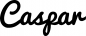 Preview: Caspar - Schriftzug aus Eichenholz