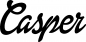 Preview: Casper - Schriftzug aus Eichenholz