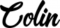 Preview: Colin - Schriftzug aus Eichenholz