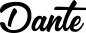 Preview: Dante - Schriftzug aus Eichenholz