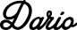 Preview: Dario - Schriftzug aus Eichenholz