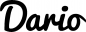 Preview: Dario - Schriftzug aus Eichenholz