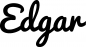 Preview: Edgar - Schriftzug aus Eichenholz