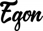 Preview: Egon - Schriftzug aus Eichenholz