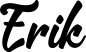 Preview: Erik - Schriftzug aus Eichenholz