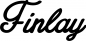 Preview: Finlay - Schriftzug aus Eichenholz