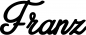Preview: Franz - Schriftzug aus Eichenholz