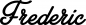 Preview: Frederic - Schriftzug aus Eichenholz