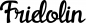 Preview: Fridolin - Schriftzug aus Eichenholz