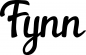 Preview: Fynn - Schriftzug aus Eichenholz
