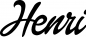 Preview: Henri - Schriftzug aus Eichenholz