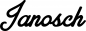 Preview: Janosch - Schriftzug aus Eichenholz