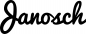 Preview: Janosch - Schriftzug aus Eichenholz