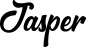 Preview: Jasper - Schriftzug aus Eichenholz