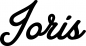 Preview: Joris - Schriftzug aus Eichenholz