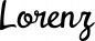 Preview: Lorenz - Schriftzug aus Eichenholz