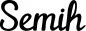Preview: Semih - Schriftzug aus Eichenholz