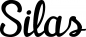 Preview: Silas - Schriftzug aus Eichenholz