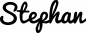 Preview: Stephan - Schriftzug aus Eichenholz