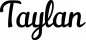 Preview: Taylan - Schriftzug aus Eichenholz