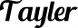 Preview: Tayler - Schriftzug aus Eichenholz