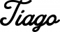 Preview: Tiago - Schriftzug aus Eichenholz